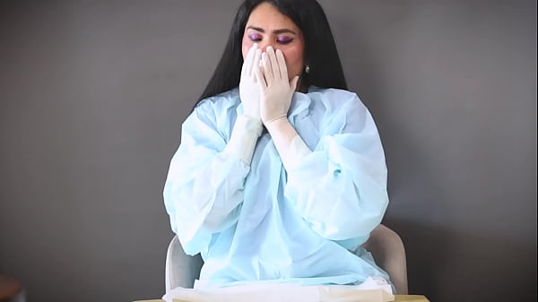 Feticcio di guanti in lattice medico