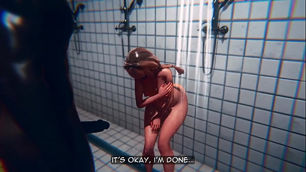 Girl Fucked in Shower by Gym Teacher (3D)